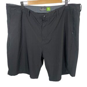 Quiksilver Union Amphibian Hybrid Shorts Mens Size 40 Black 20" 4 Way Stretch